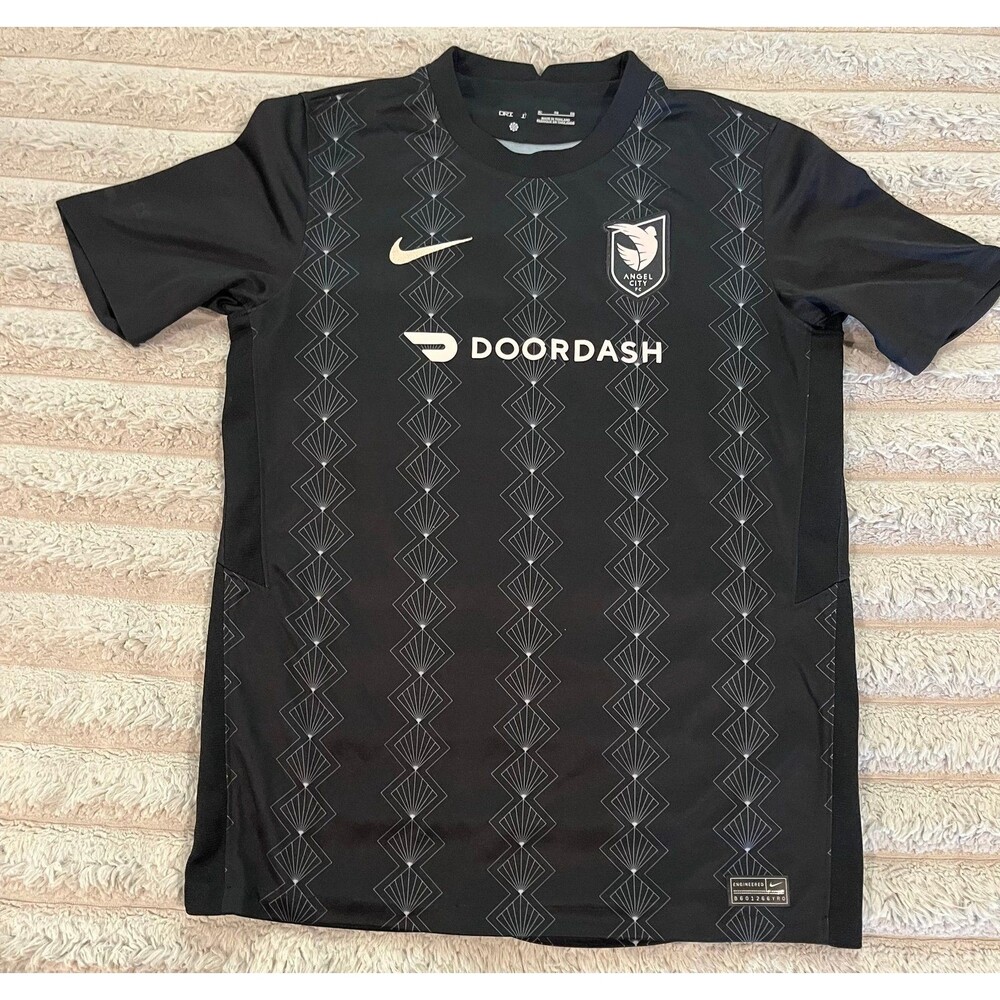 Nike Angel City FC 2024 Away Jersey – Youth XL (Fits Men’s XS) – Black – GUC